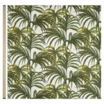 Ткань House of Hackney — Palmeral Cotton Linen — Off White & Green