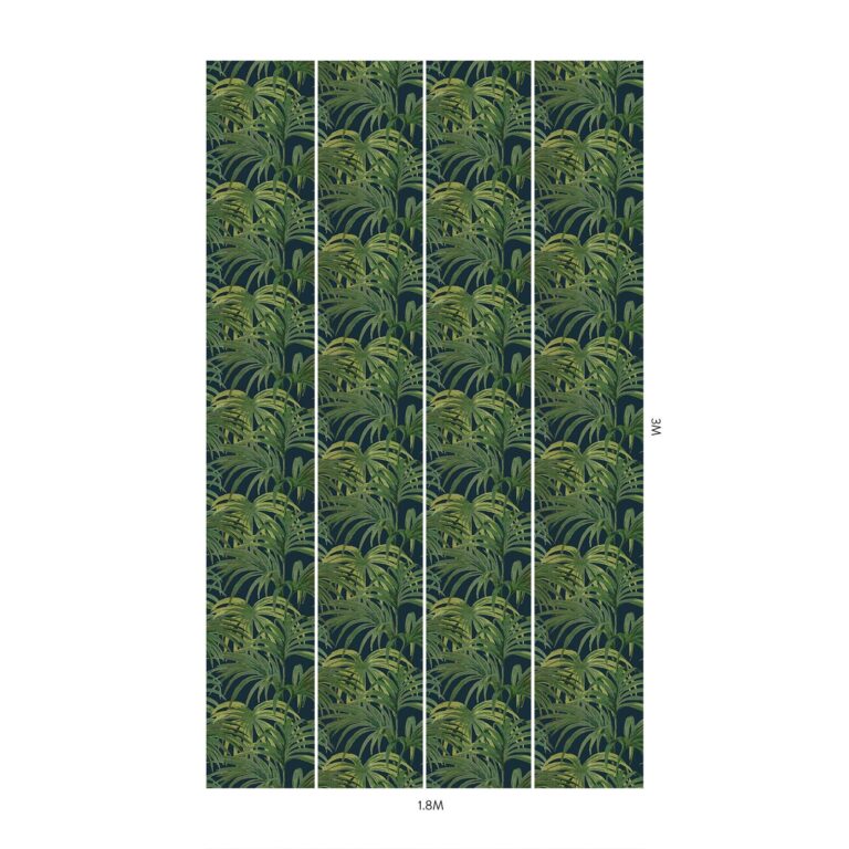 Обои House of Hackney — Palmeral — Midnight & Green