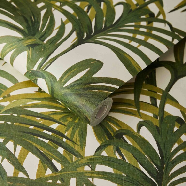Обои House of Hackney — Palmeral — Off White & Green
