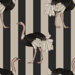 Обои House of Hackney — Pride — Clay & Off Black
