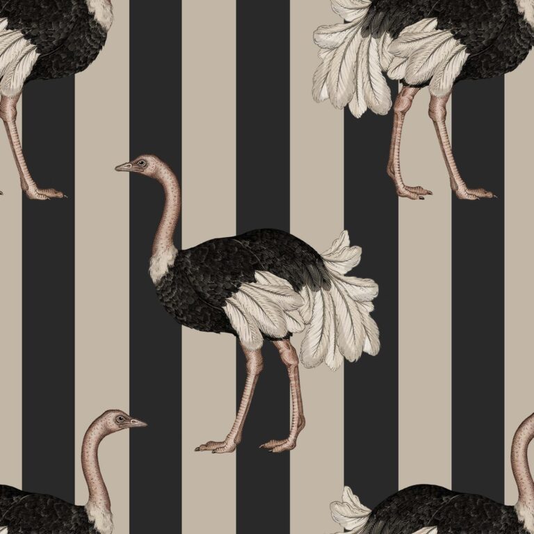 Обои House of Hackney — Pride — Clay & Off Black