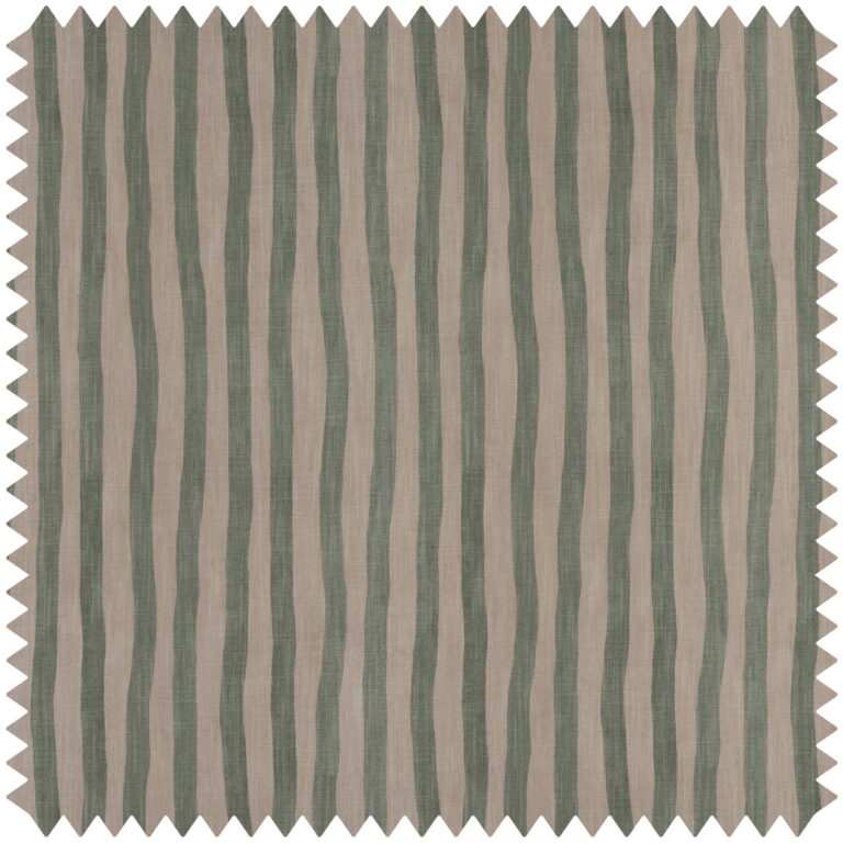 Ткань House of Hackney — Artist’s Stripe Cotton Linen — Sap & Alabaster