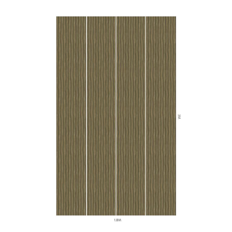 Обои House of Hackney — Artist’s Stripe — Moss & Carex