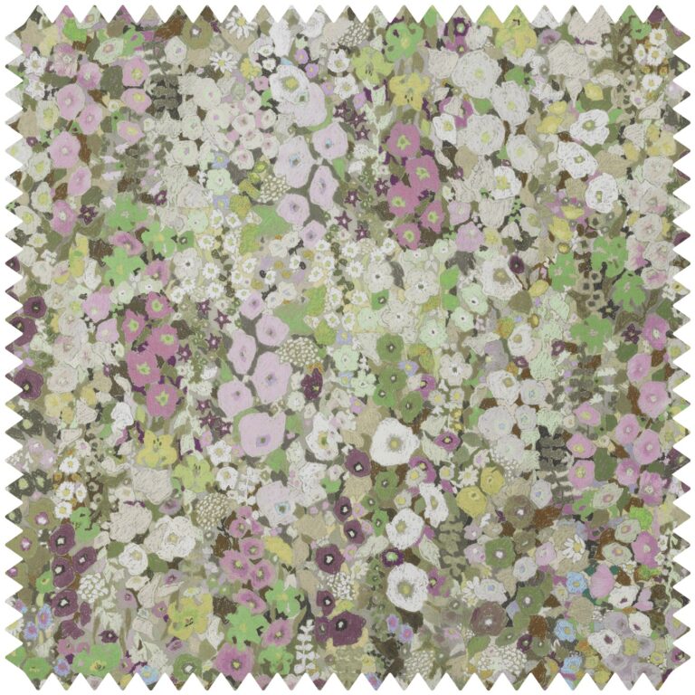 Ткань House of Hackney — Hollyhocks Cotton Linen — Meadow
