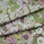 Ткань House of Hackney — Hollyhocks Cotton Linen — Meadow