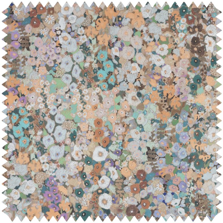 Ткань House of Hackney — Hollyhocks Cotton Linen — Prairie