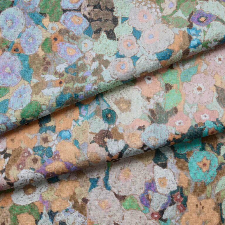Ткань House of Hackney — Hollyhocks Cotton Linen — Prairie