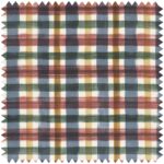 Ткань House of Hackney — London Fields Check Cotton Linen — Salvia