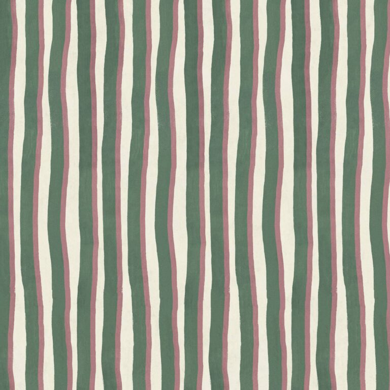 Обои House of Hackney — Artist’s Shadow Stripe — Hedera & Hosta