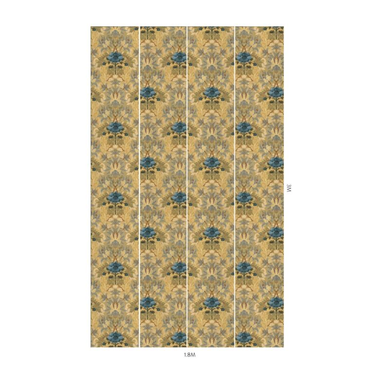 Обои House of Hackney — The Blue Rose Weeping — Aurelian