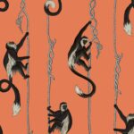 Обои House of Hackney — Troop — Salamander Orange