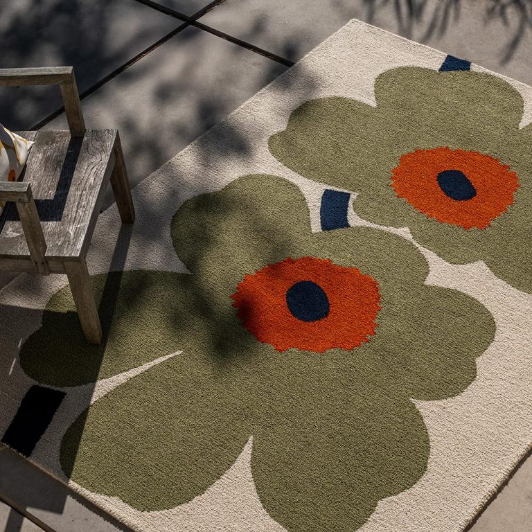 Ковёр Marimekko — Unikko Ann. Dusty Green outdoor — 433017