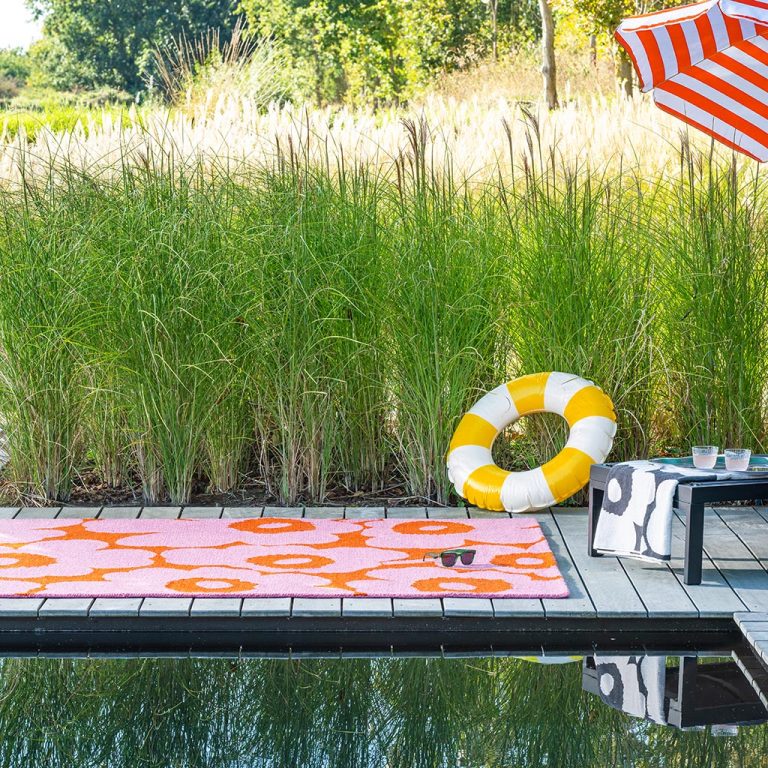 Ковёр Marimekko — Unikko Pink-Orange outdoor — 434302