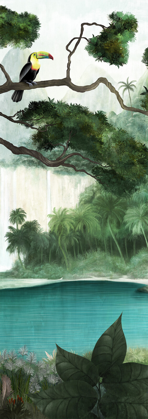 Обои Khroma — Toucan — Azur — DG4TOU1021