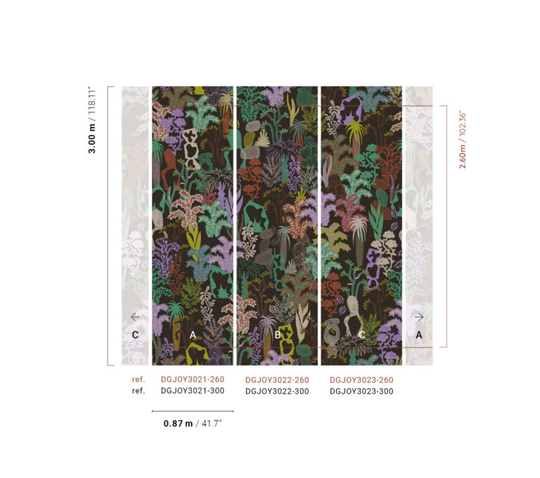 Обои Khroma — Baya — Heather — DGJOY3021