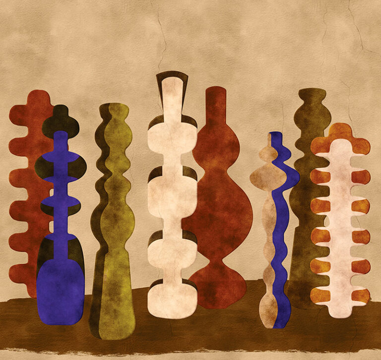 Обои Khroma — Potteries — Indigo — DGPOT1021