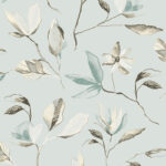 Обои Zoom — Blooming — Teal — ZEN004