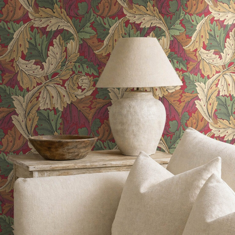 Обои Morris & Co — Acanthus — Madder/Thyme — 216439