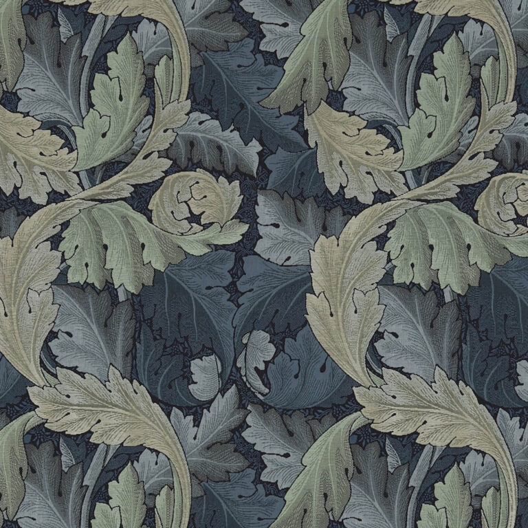 Ткань Morris & Co — Acanthus Tapestry — Indigo/Mineral — 230272