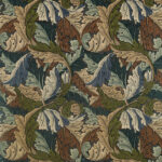 Ткань Morris & Co — Acanthus Velvet — Slate Blue/Thyme — 226401