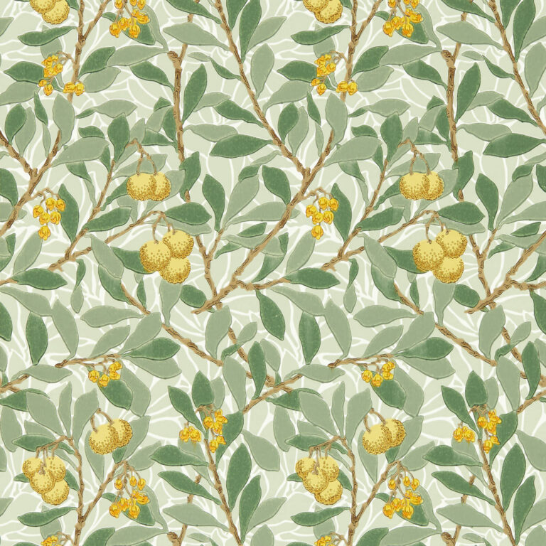 Обои Morris & Co — Arbutus — Sage/Lemon — 217356