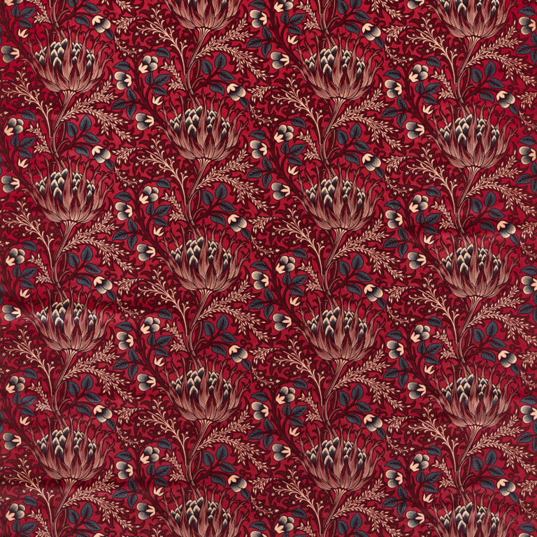 Ткань Morris & Co — Artichoke Velvet — Barbed Berry — 227001