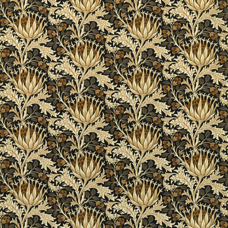 Ткань Morris & Co — Artichoke Velvet — Midnight/Pearwood — 227003