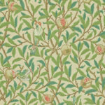 Обои Morris & Co — Bird & Pomegranate — Bayleaf/Cream — 212539