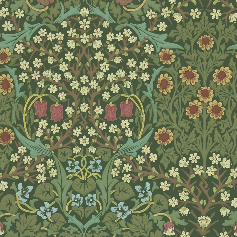 Обои Morris & Co — Blackthorn — Green — 216857