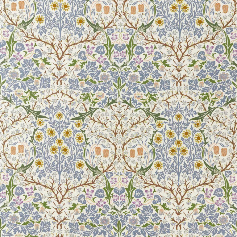 Ткань Morris & Co — Blackthorn Weave Outdoor — Sky Blue — 237558