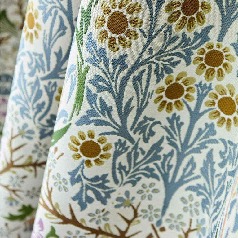 Ткань Morris & Co — Blackthorn Weave Outdoor — Sky Blue — 237558