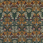 Ткань Morris & Co — Bluebell Embroidery — Indigo/Russet — 237293