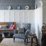 Ткань Morris & Co — Bramble — Indigo/Mineral — 224463