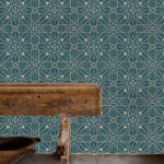 Обои Morris & Co — Brophy Trellis — Deep Teal — 216699