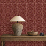 Обои Morris & Co — Brophy Trellis — Russet Gold — 216701