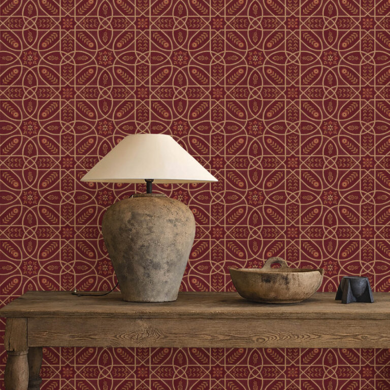 Обои Morris & Co — Brophy Trellis — Russet Gold — 216701