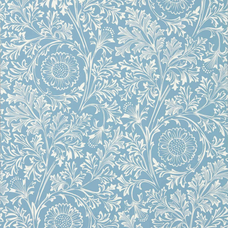 Обои Morris & Co — Chamomile — China Blue — 217588