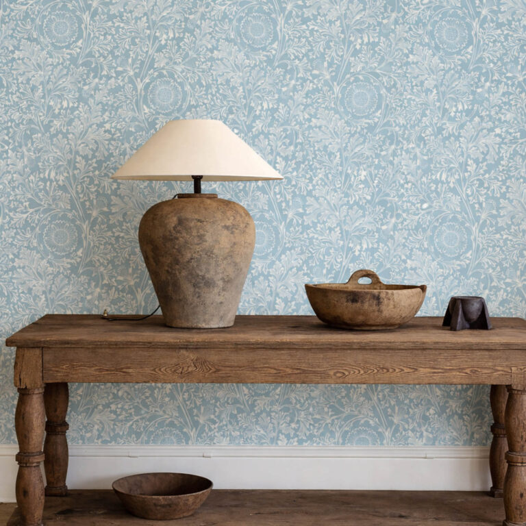 Обои Morris & Co — Chamomile — China Blue — 217588