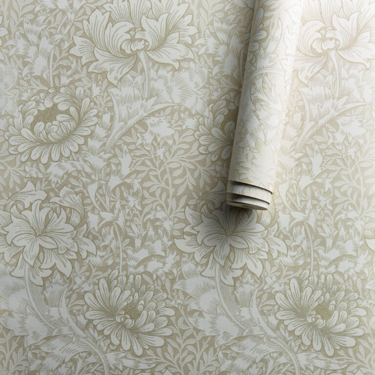 Обои Morris & Co — Chrysanthemum — Chalk — 212546
