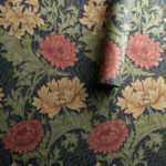 Обои Morris & Co — Chrysanthemum — Indigo — 212549