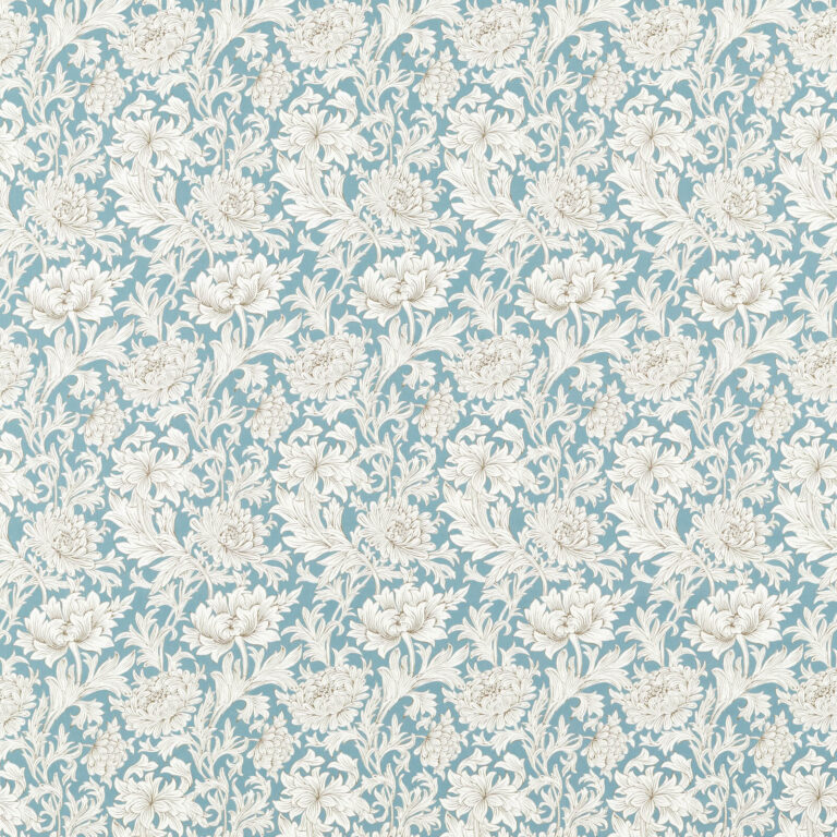 Ткань Morris & Co — Chrysanthemum Toile — Slate — 226912