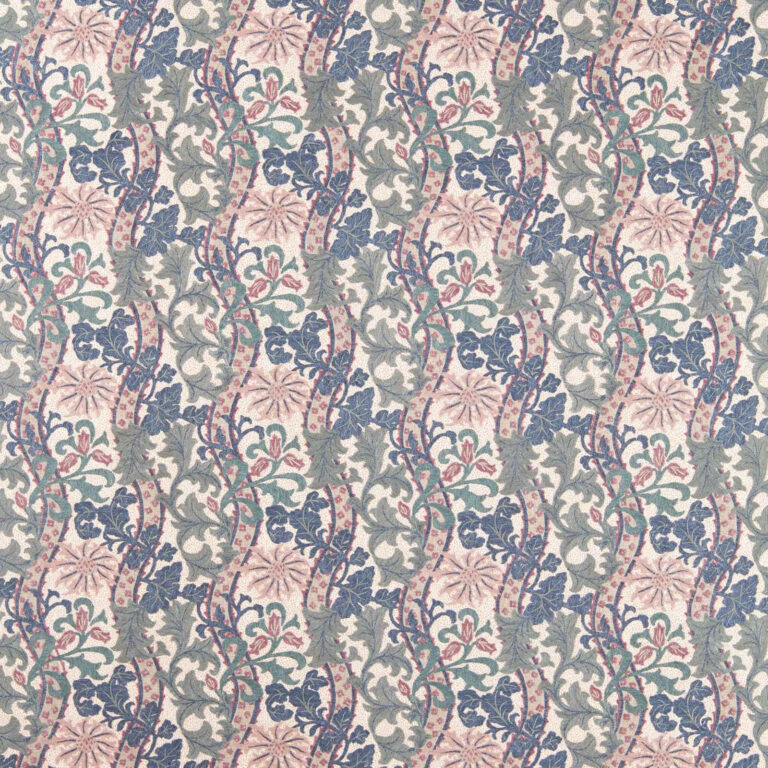 Ткань Morris & Co — Cornflower Embroidery — Indigo/Plum — 237666