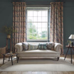 Ткань Morris & Co — Cornflower Embroidery — Indigo/Plum — 237666