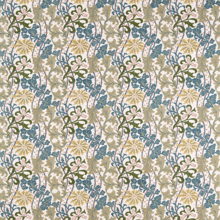 Ткань Morris & Co — Cornflower Embroidery — Lemon/Nettle — 237656