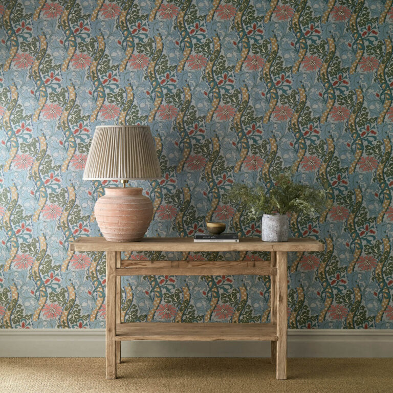 Обои Morris & Co — Cornflower — Rose/Woad — 217582