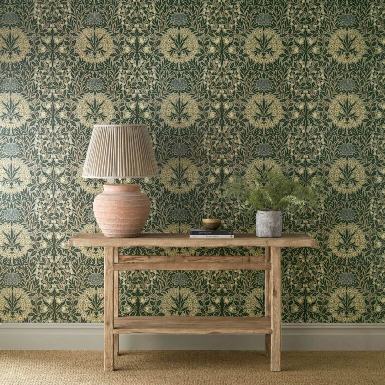 Обои Morris & Co — Daisy & Oak — Sage/Forest — 217585