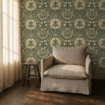 Обои Morris & Co — Daisy & Oak — Sage/Forest — 217585