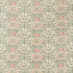 Ткань Morris & Co — Daisy & Oak Warp Print — Forest/Rose — 237674