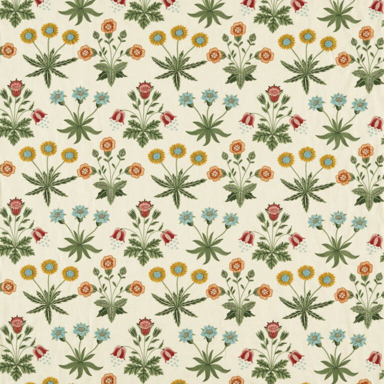Ткань Morris & Co — Daisy Embroidery — Cream/Multi — 237310