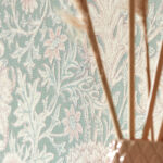 Обои Morris & Co — Double Boughs — Teal Rose — 216680